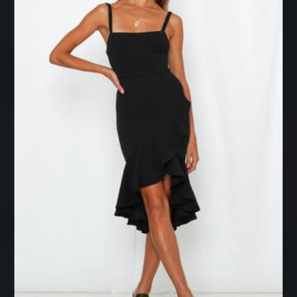 NWT Hello Molly Hard to be cool dress black